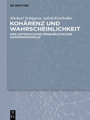 cover image of Kohärenz und Wahrscheinlichkeit